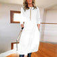 🎀Limited Sale 50% OFF🎀Women’s Casual Solid Color Round-neck Dress with Pockets
