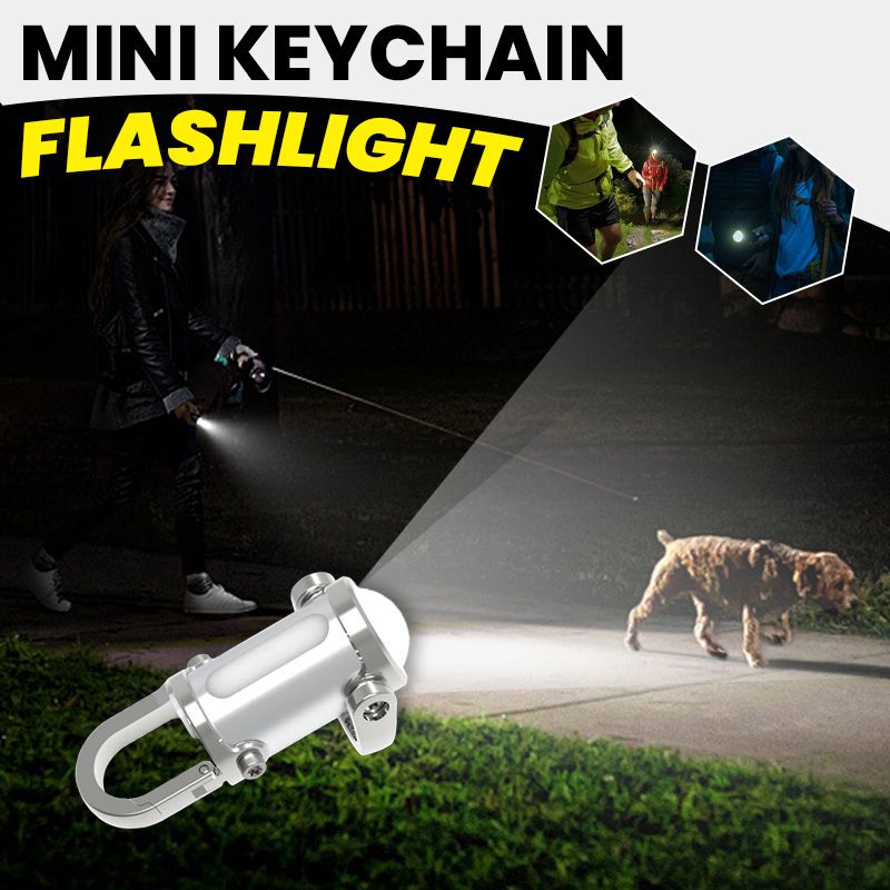 😍HOT SALE 50% OFF🔥Buy 2 get 10% off💥1200LM Super Bright Mini Keychain Flashlight Waterproof