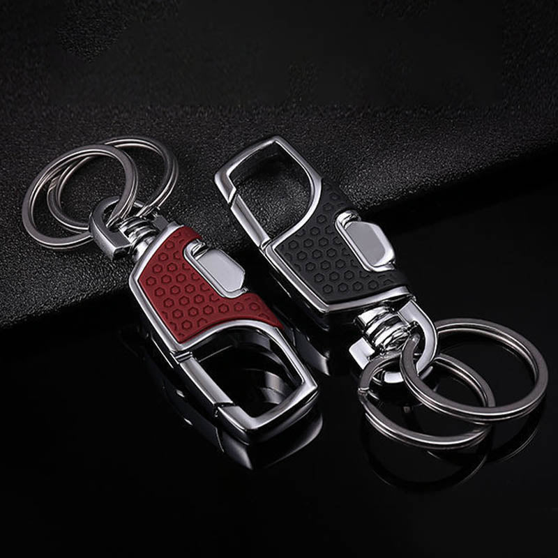 Business Style One-Press Open Keychain