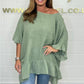 ✨Spring Style Alert🌸Loose Pleated Off Shoulder Blouses for Women