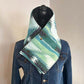 Women's Printed Neck Warmer with Button