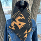 Women's Printed Neck Warmer with Button