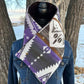 Women's Printed Neck Warmer with Button