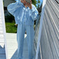 Hooded Top & Drawstring Pants 2-Piece Set