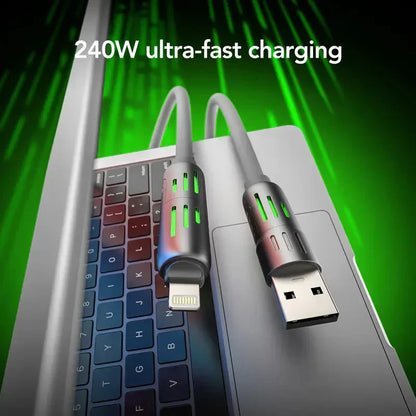 🔥Limited Time Buy 1 Get 1 Free⚡ 4-in-1 Multi 240W Fast Charging Cable⚡