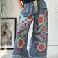 2025 New Arrival- 49% OFF🔥Women's Drawstring Faux Denim Casual Pants