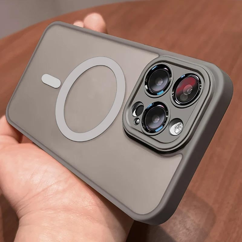 Magnetic Phone Case with Camera Lens Protector for iPhone Series