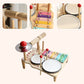 Wooden Multi-function Drum Set