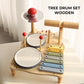 Wooden Multi-function Drum Set