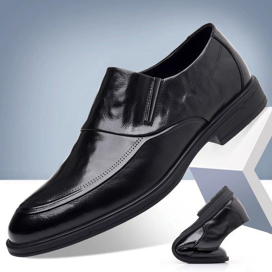 🔥2025 New Arrival 🎁Men's Business Casual Slip-On PU Leather Shoes👞