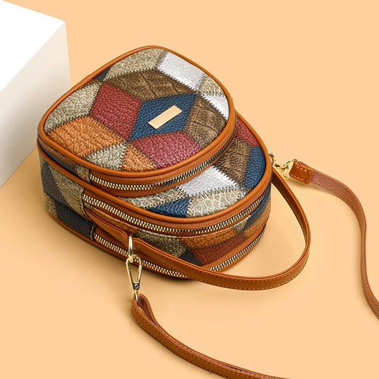 Women's Vintage Geometric Pattern Crossbody Bag