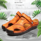 🔥2025 NEW SALES - 50% OFF🔥Large Size Soft Leather Men's Breathable Outdoor Sandals
