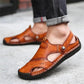🔥2025 NEW SALES - 50% OFF🔥Large Size Soft Leather Men's Breathable Outdoor Sandals