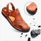 🔥2025 NEW SALES - 50% OFF🔥Large Size Soft Leather Men's Breathable Outdoor Sandals