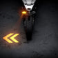 Electric Motorcycle Steering Projector Light
