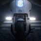 Electric Motorcycle Steering Projector Light