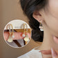 Pearl Cat's Eye Stone Earrings