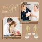 Pearl Cat's Eye Stone Earrings