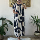 💖Limited Sale 50% OFF💖Women's Trendy Print Short Sleeve Loose Fit Dress