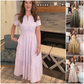 🔥New Summer ❤️Women’s Casual Short-Sleeved V-Neck Maxi Dresses