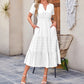 🔥New Summer ❤️Women’s Casual Short-Sleeved V-Neck Maxi Dresses