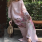 💖Hot Selling 49%OFF💖Solid Tops ＆ Floral Wide-Leg Pants (2-Piece Set)