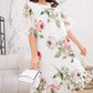 Blush Petal Flow Chiffon Dress