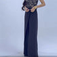 Women's Irregular High Waist Wide-Leg Pants