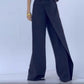 Women's Irregular High Waist Wide-Leg Pants