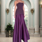 Elegant Off-Shoulder A-Line Long Dress