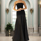 Elegant Off-Shoulder A-Line Long Dress