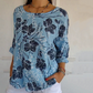 Women's Versatile Casual Printed Round Neck Top
