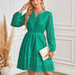 💕Limited Time 49% Off💕Women's V-Neck Long Sleeve Hollow Out Dress