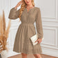 💕Limited Time 49% Off💕Women's V-Neck Long Sleeve Hollow Out Dress