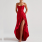 Women's Spaghetti Strap Bodycon Split Maxi Dress