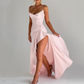 Women's Spaghetti Strap Bodycon Split Maxi Dress