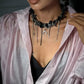 Women's Solid Color Sheer Flared Sleeve Shirt