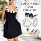 🌸NEW HOT SALE✨✈️Free shipping✈️ Women's Elegant Floral Square Neck Pocket Dress – Effortless Style & Comfort!