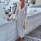 🌸Spring Specials💐 Elegant U-Neck Floral Lace Sheer Midi Dress
