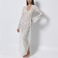 🌸Spring Specials💐 Elegant U-Neck Floral Lace Sheer Midi Dress