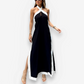 🎁50% OFF!🎁Women's Backless Halter Neck Split Maxi Dress – Effortless Elegance Awaits!