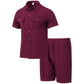 Men's Short-Sleeved Shirts ＆ Short Pants 2-Piece Set