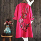 🔥HOT SALE 50% OFF🔥🌸 Spring Specials 💐 Women's V-Neck Floral Print Loose Dress – Breezy & Beautiful!