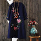 🔥HOT SALE 50% OFF🔥🌸 Spring Specials 💐 Women's V-Neck Floral Print Loose Dress – Breezy & Beautiful!
