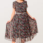 🔥2025 New-🌸Flowy Floral Dress with Delicate White Belt