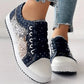 🎉Hot Sale 49% OFF🎉Women's Casual Flat Round Toe Lace Up Low Top Shoes