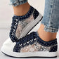 🎉Hot Sale 49% OFF🎉Women's Casual Flat Round Toe Lace Up Low Top Shoes