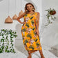 Women’s Printed Yellow Tank Sundress
