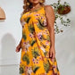 Women’s Printed Yellow Tank Sundress