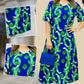 Women’s Elegant V-neck Short-sleeve Dress